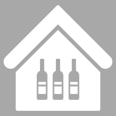 Wine Bar düz vektör simgesi