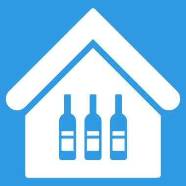 Wine Bar düz vektör simgesi