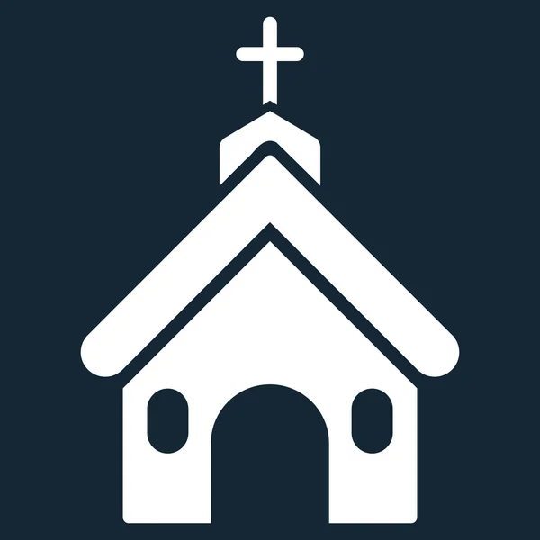 Kerk vlakke vector pictogram — Stockvector