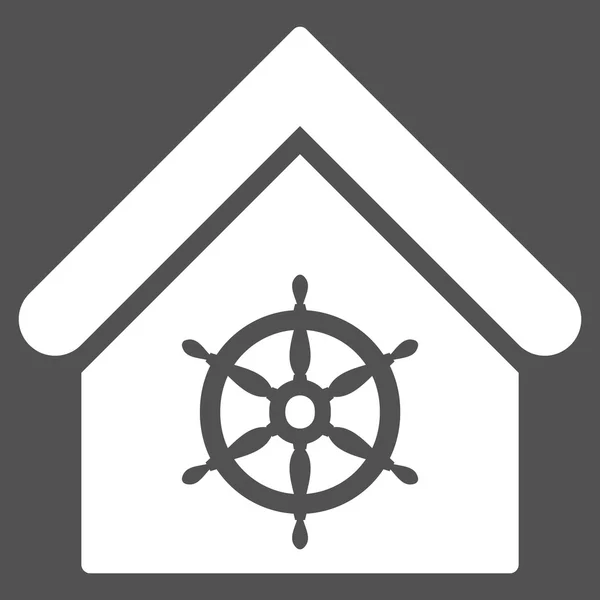 Volante Casa Vector plano Icono — Vector de stock