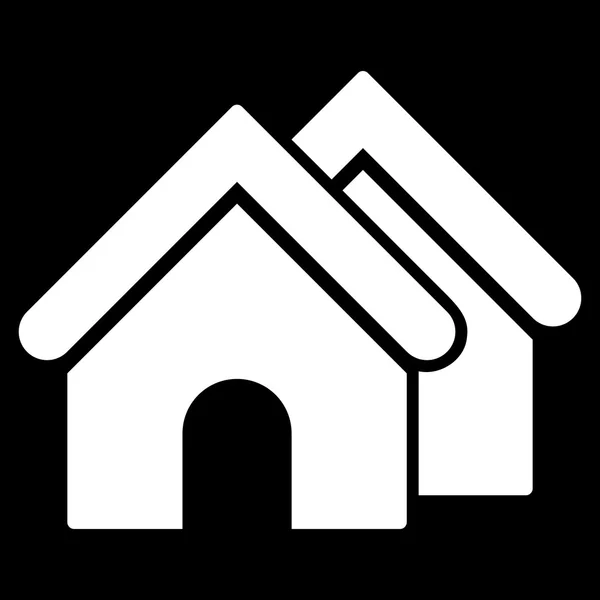 Inmobiliaria apartamento vector icono — Vector de stock