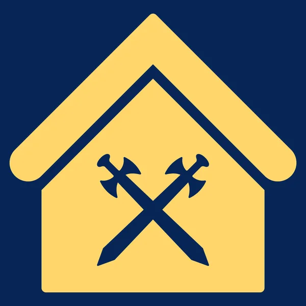 Guard Office platte Vector Icon — Stockvector