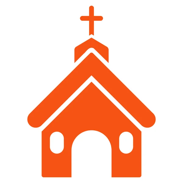 Kirche flache Glyphen Ikone — Stockfoto