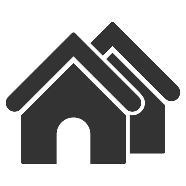 Immobilien-Glyphen-Symbol — Stockfoto