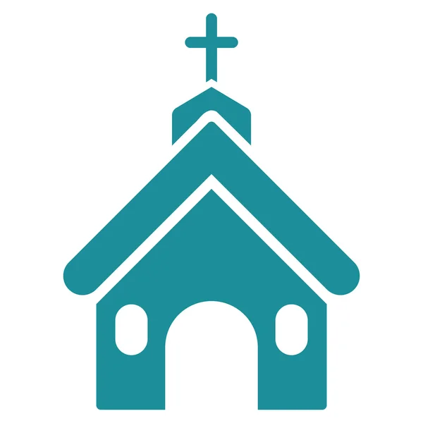 Kirche flache Vektorsymbole — Stockvektor