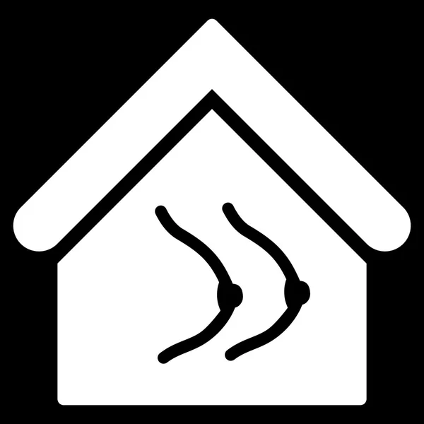 Erotik Haus flache Vektor-Symbol — Stockvektor