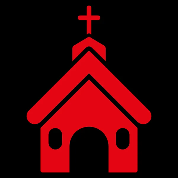 Icono de vector plano iglesia — Vector de stock