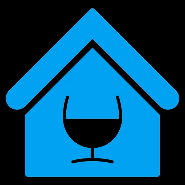 Алкоголь Бар плоский Векторна піктограма — стоковий вектор