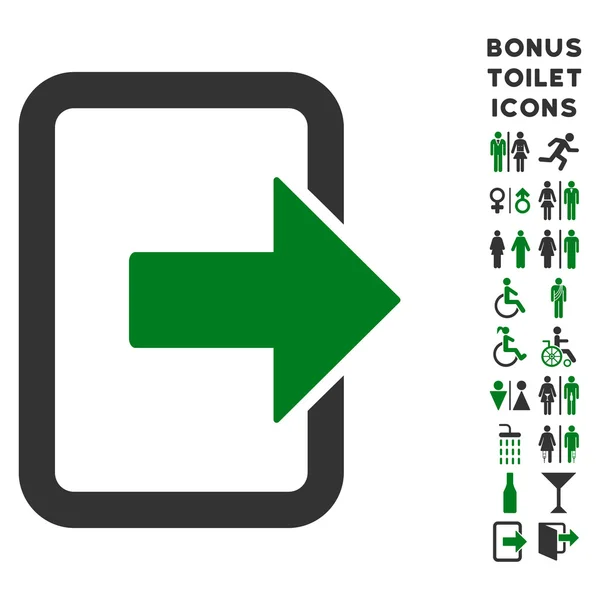 Икона и бонус "Плоская дверь" — стоковое фото