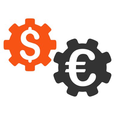 Uluslararası mali mekanik düz vektör simgesi