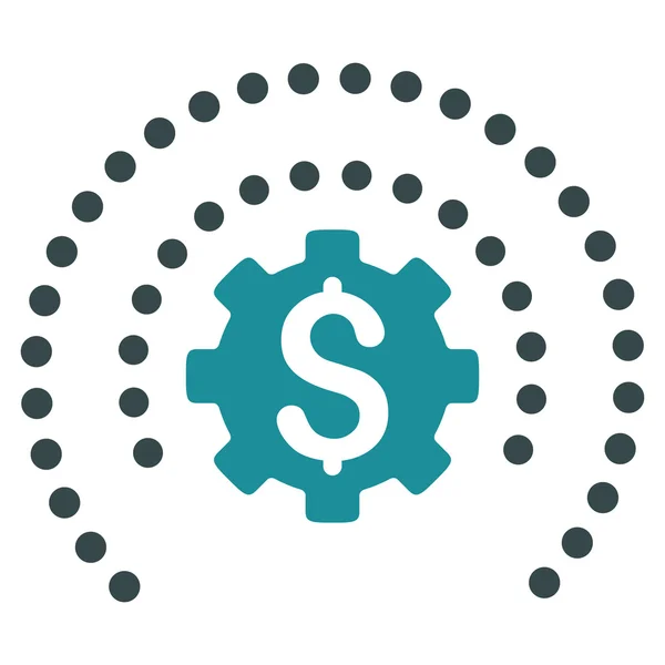 Opções de Esfera Escudo Financeiro Flat Vector Icon —  Vetores de Stock