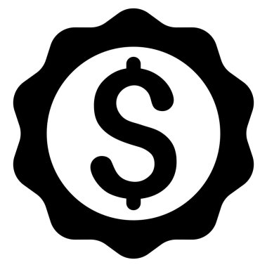 Düz vektör simge bankacılık mühür damgası