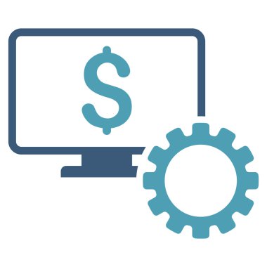 Mali izleme seçenekleri düz vektör simgesi