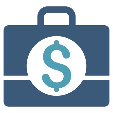 İş büyük düz vektör simgesi