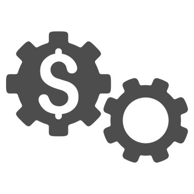 Mali vites düz vektör simgesi