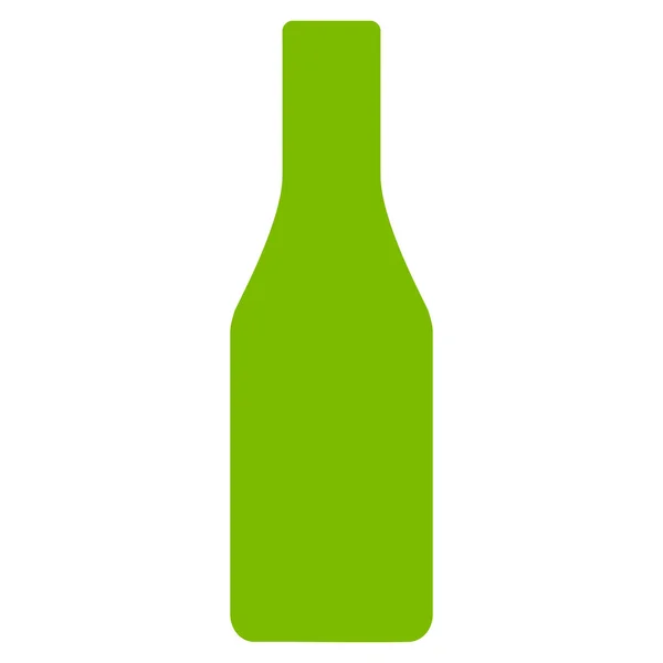 Flache Vektor-Symbole für Bierflaschen — Stockvektor