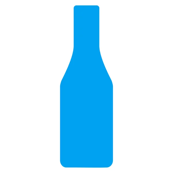 Flache Vektor-Symbole für Bierflaschen — Stockvektor