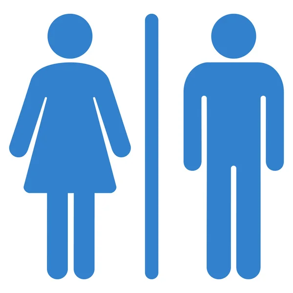 WC Pessoas Flat Vector Icon —  Vetores de Stock