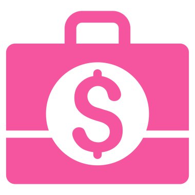 İş büyük düz vektör simgesi