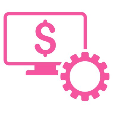 Mali izleme seçenekleri düz vektör simgesi