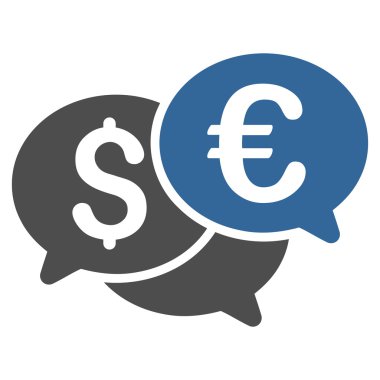 Döviz Alım tekliflerini düz vektör simgesi