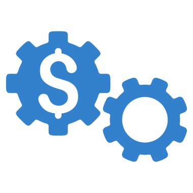 Mali vites düz vektör simgesi