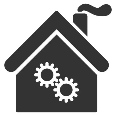 Tavuk Cafe düz vektör simgesi