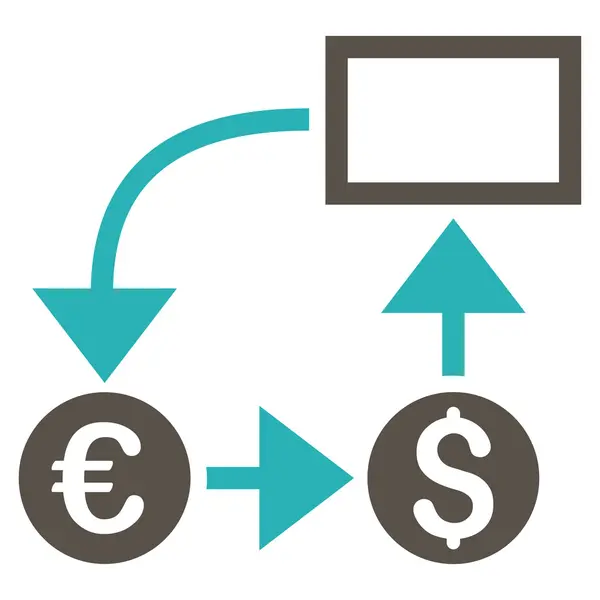 Cashflow Flat Vector Icon — Stock Vector