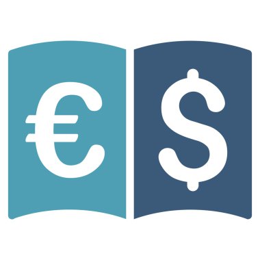 Uluslararası katalog düz vektör simgesi