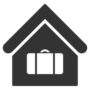 Tavuk Cafe düz vektör simgesi