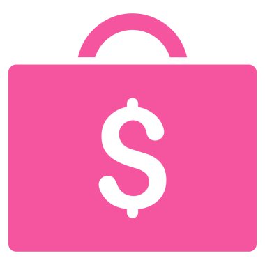 evrak çantası düz vektör simgesi