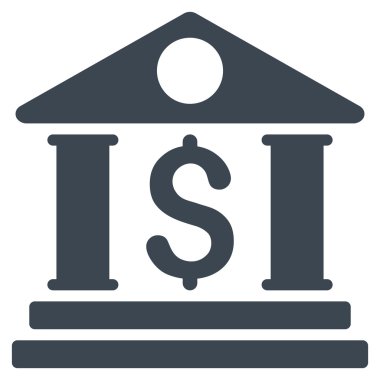 İş Merkezi düz vektör simgesi