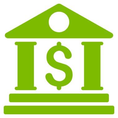 İş Merkezi düz vektör simgesi