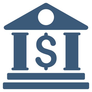 İş Merkezi düz vektör simgesi