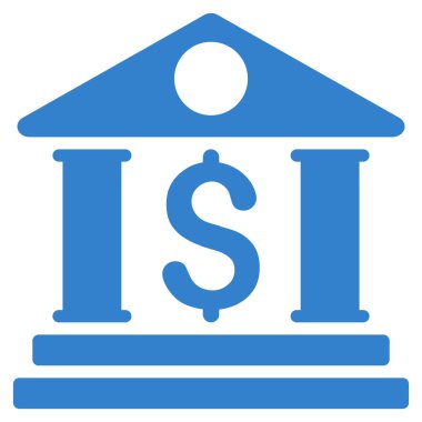 İş Merkezi düz vektör simgesi