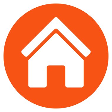 Gayrimenkul düz vektör simgesi