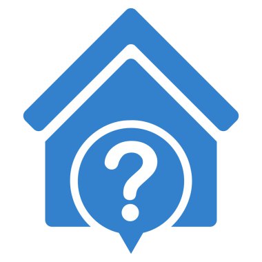 Realty devlet düz vektör simgesi