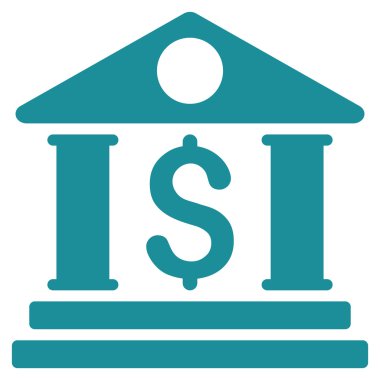 İş Merkezi düz vektör simgesi