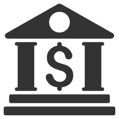 İş Merkezi düz vektör simgesi