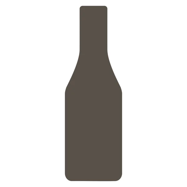 Bottiglia di birra Icona vettoriale piatta — Vettoriale Stock