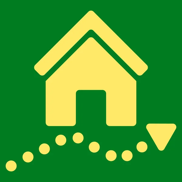 Realty Trend platt vektor symbol — Stock vektor