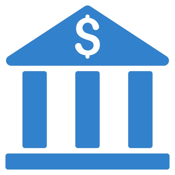 Bank gebouw platte Vector Icon — Stockvector