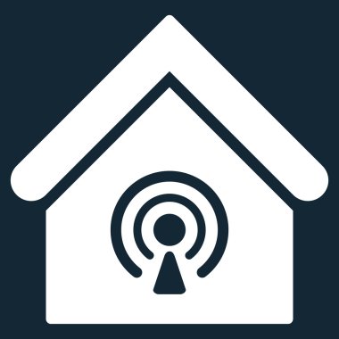 Tavuk Cafe düz vektör simgesi