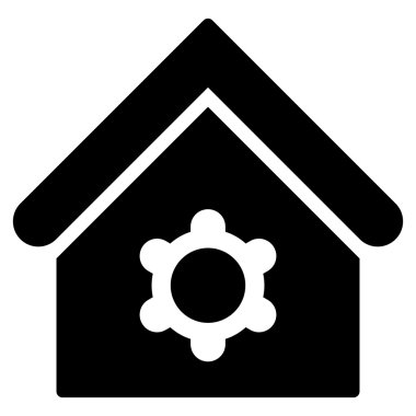 Tavuk Cafe düz vektör simgesi