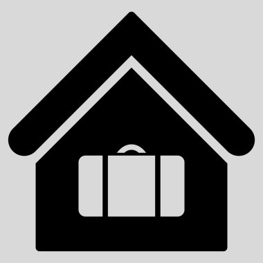 Tavuk Cafe düz vektör simgesi