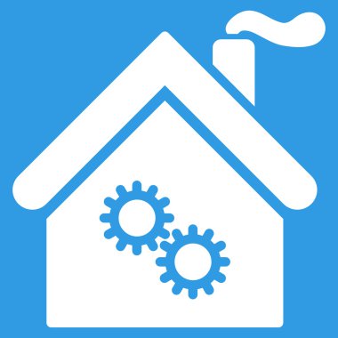 Tavuk Cafe düz vektör simgesi