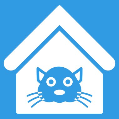 Tavuk Cafe düz vektör simgesi