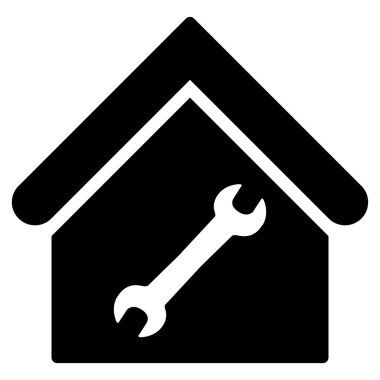 Tavuk Cafe düz vektör simgesi