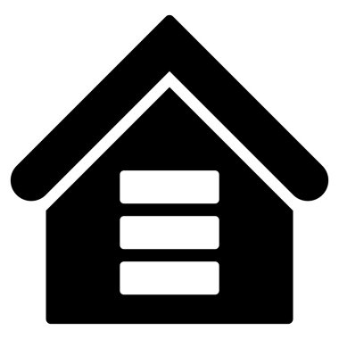 Tavuk Cafe düz vektör simgesi