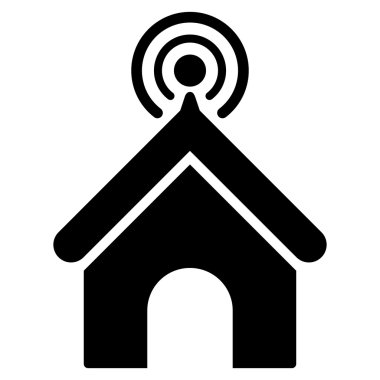 Tavuk Cafe düz vektör simgesi